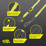 BearTOOLS Tool Lanyard With Aluminum Captive Eye Screw Lock Carabiner - Yellow