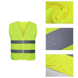 Yellow Reflective High Visibility Safety Vest